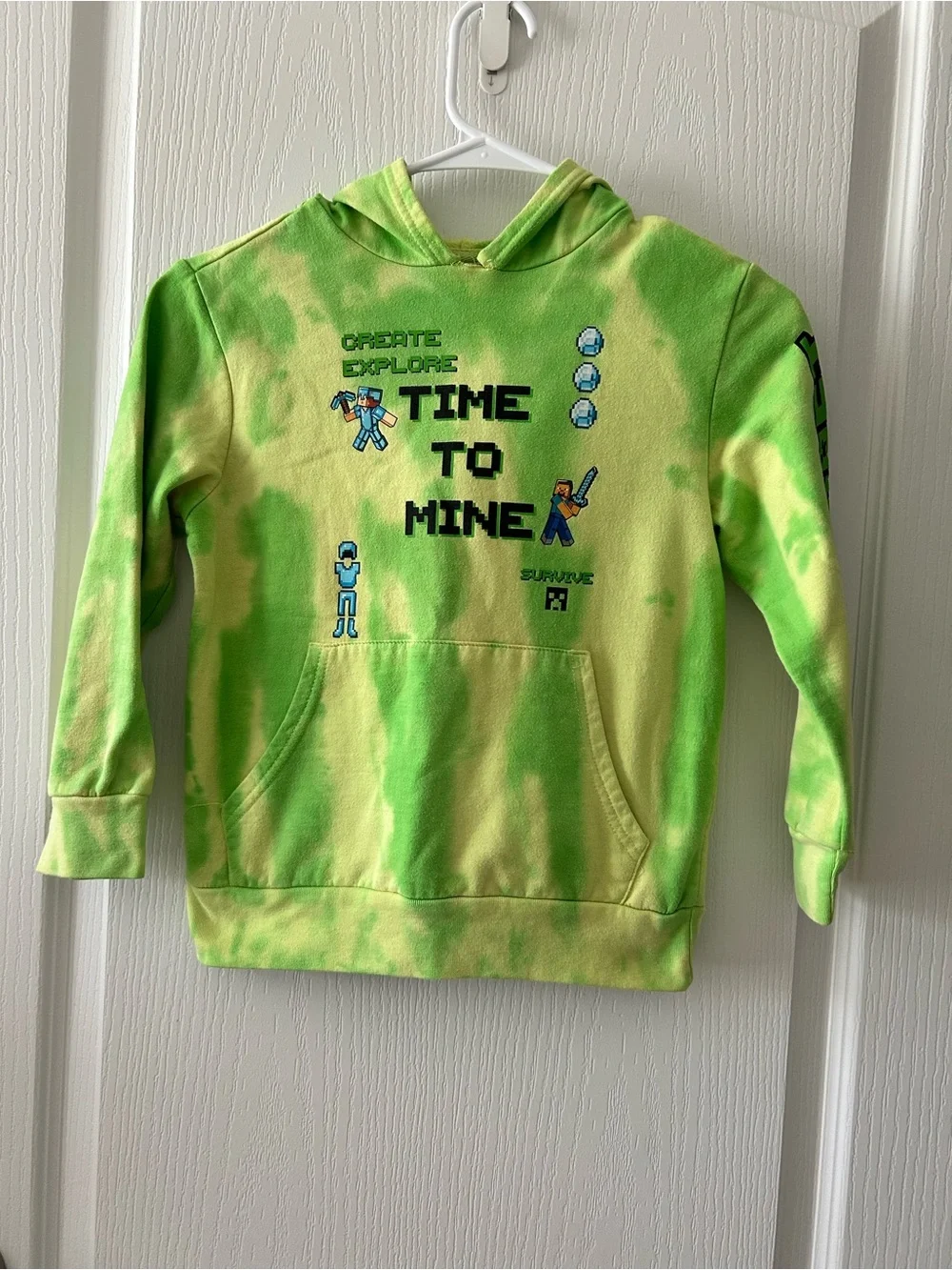 Kids Minecraft Hoodie. Size small